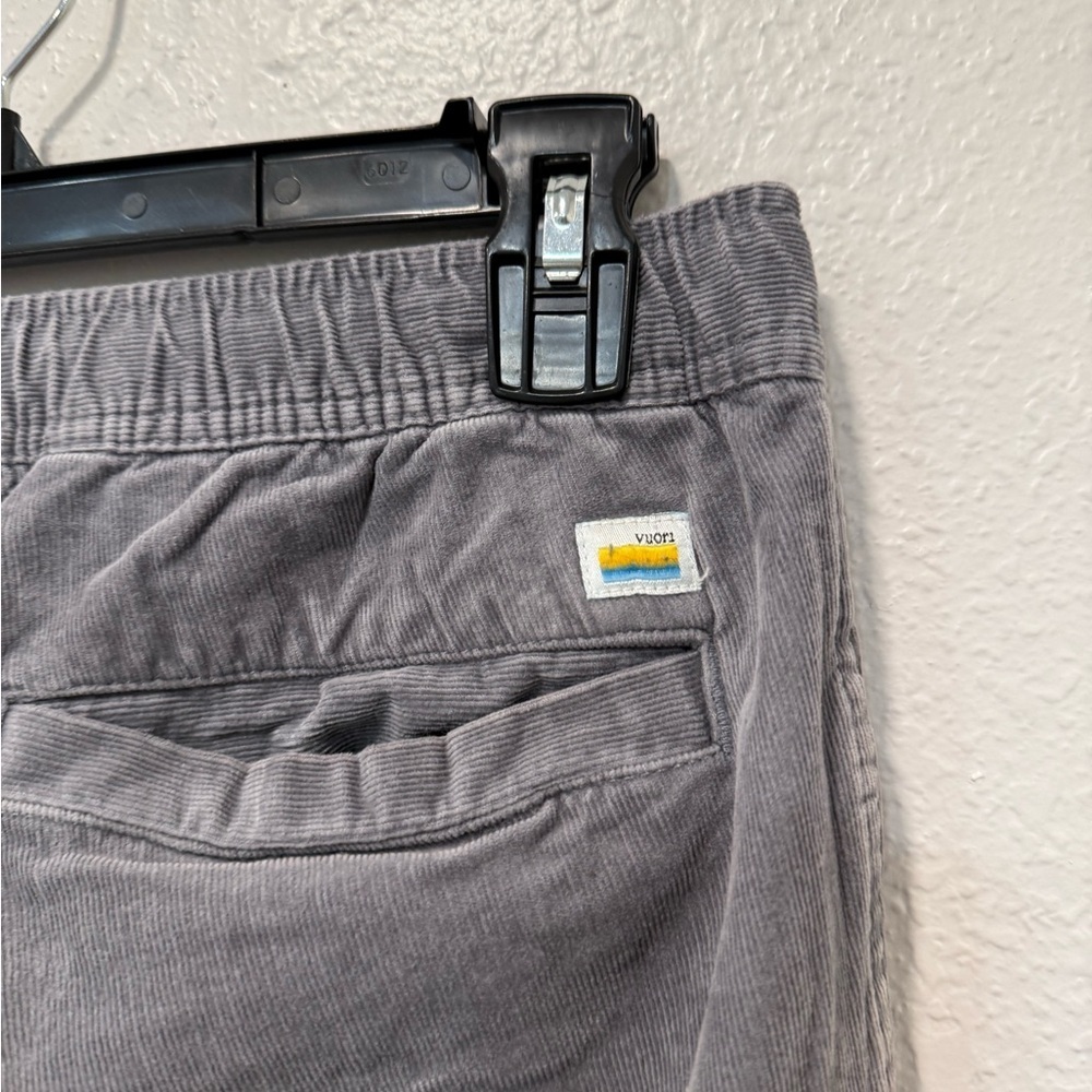 Vuori Corduroy Optimist Pants Men's Gray - Picture 4 of 7